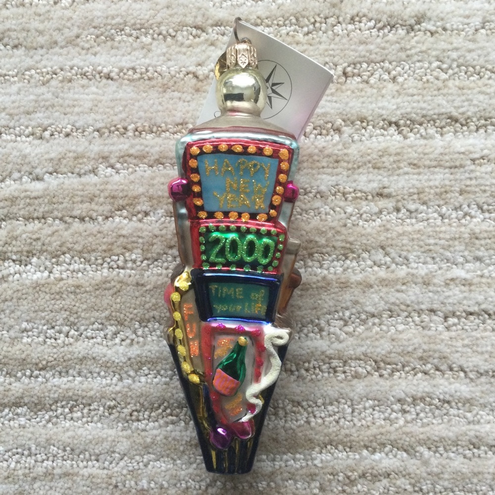 Christopher Radko 2000 Count Down JR to New Year’s Eve Ornament 00-546-0